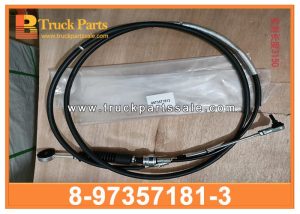 Transmission Control Shift Cable 8-97357181-3 8973571813 for ISUZU NQR75 Cable de cambio de control de transmisión كابل تحول التحكم في الإرسال