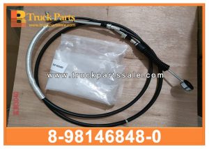 Transmission Control Shift Cable 8-98146848-0 8981468480 for ISUZU 4HG1 NQR71 NPR-2 Cable de cambio de control de transmisión كابل تحول التحكم في الإرسال