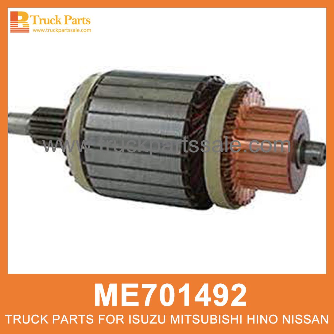Truck Parts  Armature Starter Motor 1 Bearing Type 24V ME701492