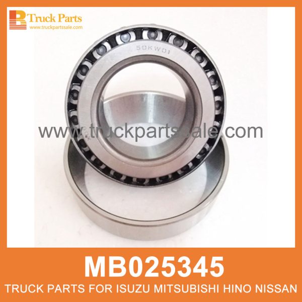 Bearing Outer Front Hub MB025345 for Mitsubishi truck Cubo del centro delantero externo تحمل المحور الأمامي الخارجي