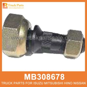 Bolt Nut Left Front Hub MB308678 for Mitsubishi truck Tuerca del perno Cuerto delantero izquierdo صامتة الجوز اليسار المحور الأمامي