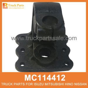 Bracket Rear Spring 6 Bolt type MC114412 for Mitsubishi truck Perno de resorte trasero del soporte قوس قوس الخلفي الترباس