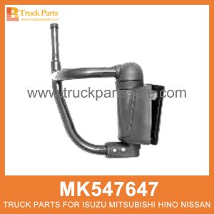 Bracket Right Outside Mirror Wide Cab MK547647 for Mitsubishi truck Soporte justo afuera de la cabina ancha del espejo قوس خارج المرآة مباشرة سيارة أجرة واسعة