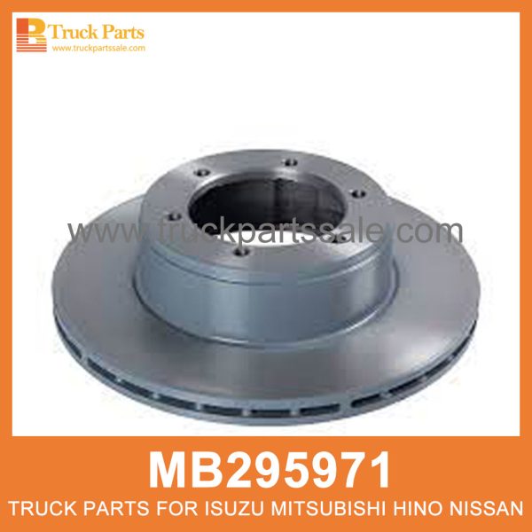 Brake Disc Rotor 6 Holes MB295971 for Mitsubishi truck Rotor de disco de freno دوار قرص الفرامل