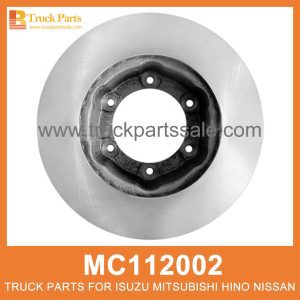 Brake Disc Rotor 6 Holes MC112002 for Mitsubishi truck Rotor de disco de freno دوار قرص الفرامل