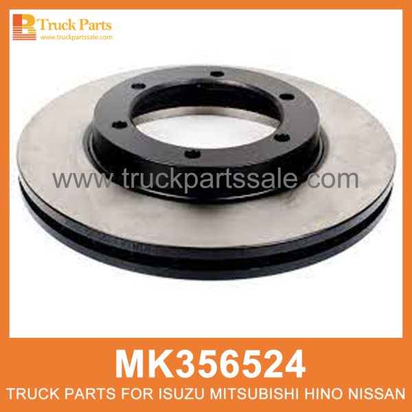 Brake Disc Rotor 6 Holes MK356524 for Mitsubishi truck Rotor de disco de freno دوار قرص الفرامل