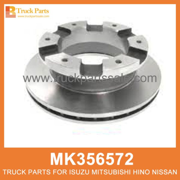 Brake Disc Rotor 6 Holes MK356572 MK584497 for Mitsubishi truck Rotor de disco de freno دوار قرص الفرامل