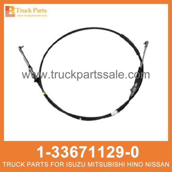 CABLE SELECT TRANS CONT 1-33671129-0 1336711290 1-33671-129-0 for ISUZU MBJ6T Cable seleccionar trans كابل حدد ترانس تابع