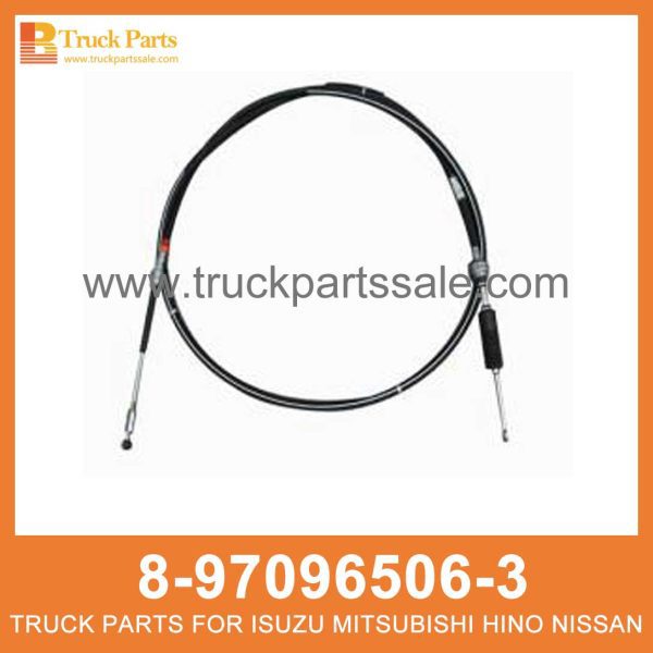 CABLE SELECT TRANS CONT 8-97096506-3 8970965063 8-97096-506-3 for ISUZU MXA5R Cable seleccionar trans كابل حدد ترانس تابع