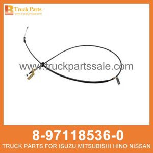 CABLE SELECT TRANS CONT 8-97118536-0 8971185360 8-97118-536-0 for ISUZU NPR66 4HF1 Cable seleccionar trans كابل حدد ترانس تابع