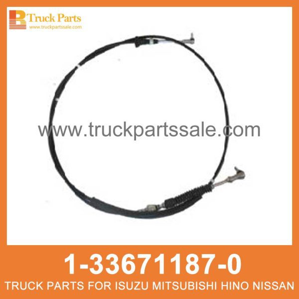 CABLE SHIFT TRANS 1-33671187-0 1336711870 1-33671-187-0 for ISUZU FVR 6SD1T Transformación de cable trans تحول الكابل