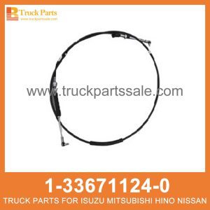 CABLE SHIFT TRANS CONT 1-33671124-0 1336711240 1-33671-124-0 for ISUZU MBJ6T Cambio de cable trans contio تحول الكابل عبر تابع