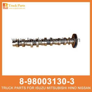 CAMSHAFT EXH 8-98003130-3 8980031303 8-98003-130-3 for ISUZU 4JJ1 Exposición del árbol de levas عمود الحدبات Exh