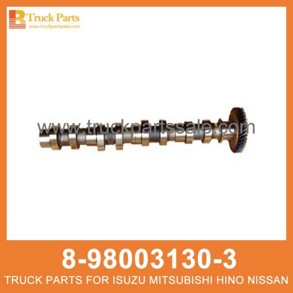 CAMSHAFT EXH 8-98003130-3 8980031303 8-98003-130-3 for ISUZU 4JJ1 Exposición del árbol de levas عمود الحدبات Exh