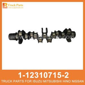 CRANKSHAFT 1-12310715-2 1123107152 1-12310-715-2 for ISUZU 6WG1 CIGÜEÑAL العمود المرفقي