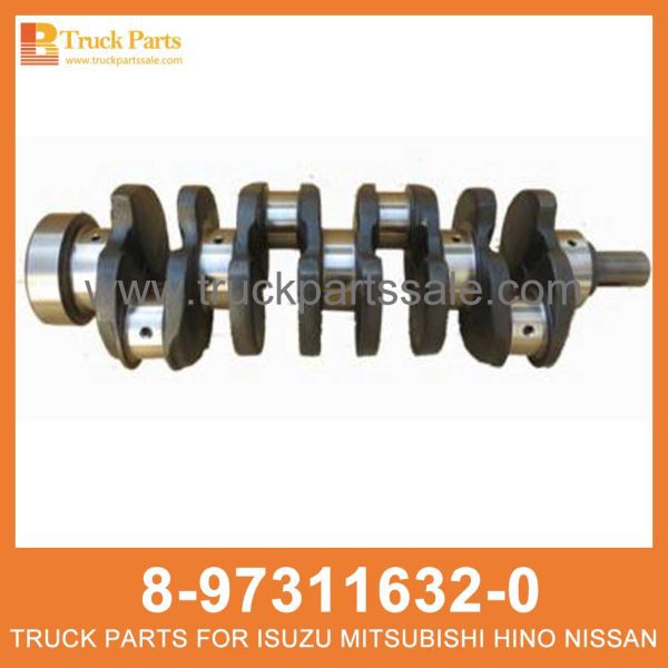 CRANKSHAFT 8-97311632-0 8973116320 8-97311-632-0 for ISUZU 4JJ1 CIGÜEÑAL العمود المرفقي