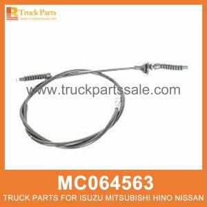 Cable Accelerator LHD with Adjuster 1735mm MC064563 for Mitsubishi truck Acelerador de cable LHD con ajustador مسرع الكابلات LHD مع الضابط