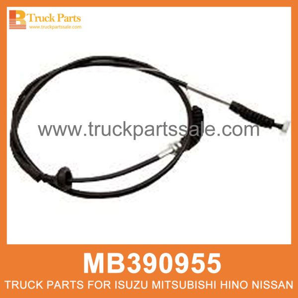 Cable Accelerator LHD without Adjuster 1625mm MB390955 for Mitsubishi truck Acelerador de cable LHD sin ajustador مسرع الكابلات LHD بدون ضابط