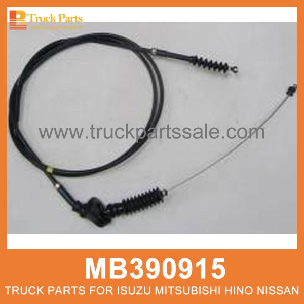 Cable Accelerator RHD without Adjuster 2185mm MB390915 for Mitsubishi truck Acelerador de cable RHD sin ajustador مسرع الكابل RHD بدون ضابط