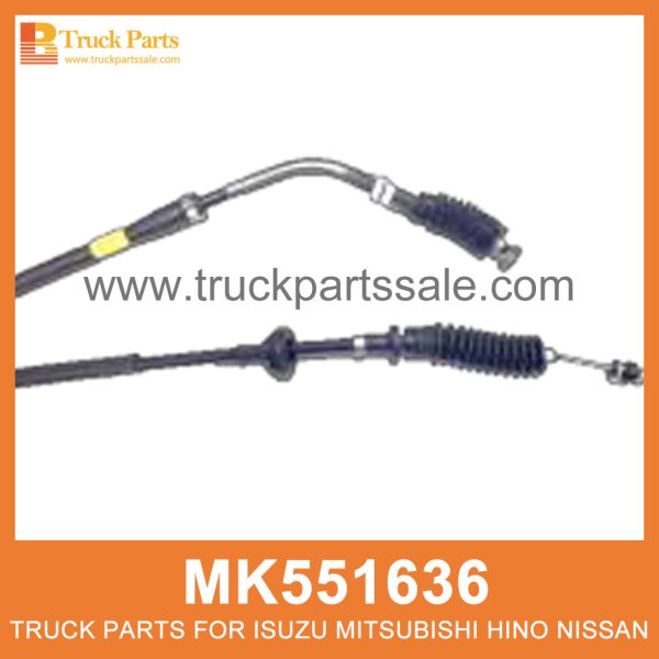 Cable Accelerator without Adjuster 3235mm MK551636 for Mitsubishi truck Acelerador de cable sin ajustador مسرع الكابلات بدون ضابط