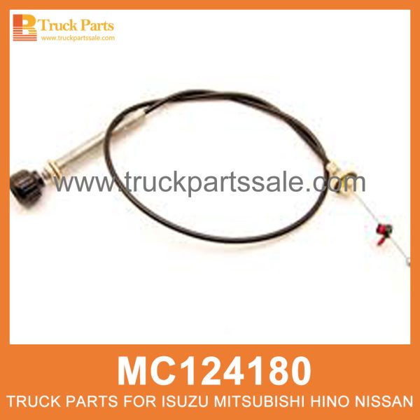 Cable Idling Control 640mm MC124180 for Mitsubishi truck Control de ralentización de cable التحكم في عكس الكابل