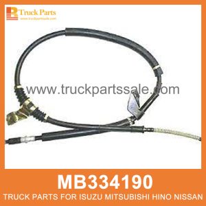 Cable Parking Brake 3230mm MB334190 for Mitsubishi truck Freno de estacionamiento فرامل انتظار الكابل