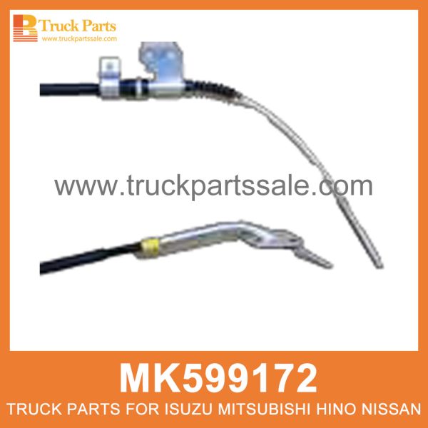 Cable Parking Brake 3670mm MK599172 for Mitsubishi truck Freno de estacionamiento فرامل انتظار الكابل