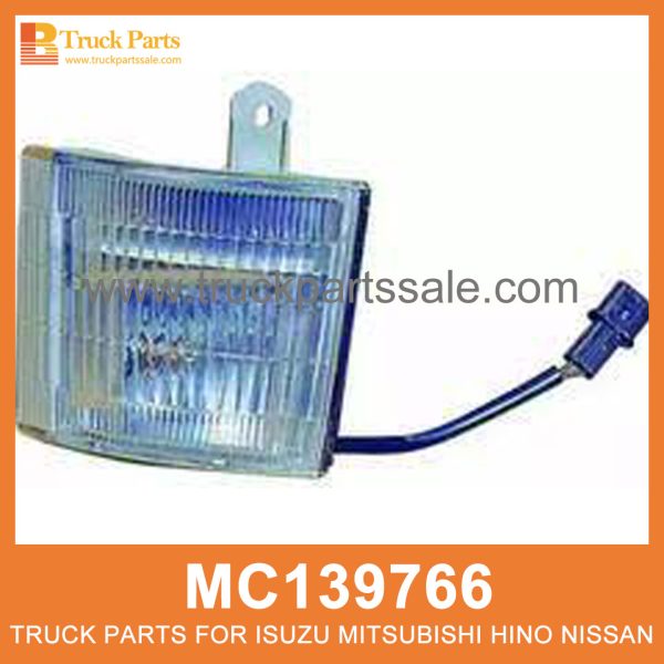 Corner Lamp Left MC139766 214-1543L for Mitsubishi truck Lámpara de esquina a la izquierda غادر مصباح الزاوية