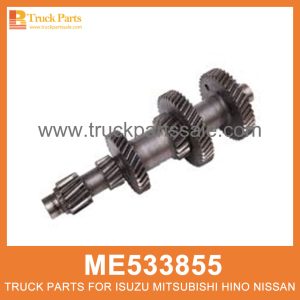 Counter Shaft 348mm Length ME533855 for Mitsubishi truck Pollito عمود مضادة