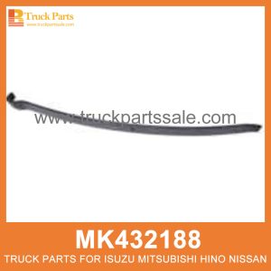 Cover Leaf Front Spring MK432188 for Mitsubishi truck Spring delantero de la hoja de cubierta تغطية ورقة الربيع الأمامية