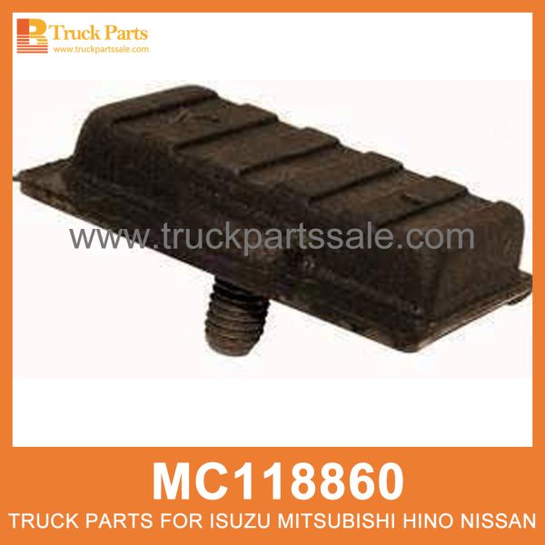 Cushion Side Rear Cabin Support MC118860 for Mitsubishi truck Soporte de cabina trasera del lado del cojín دعم المقصورة الخلفية الجانبية الوسادة