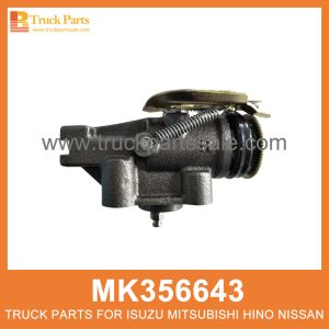 Cylinder Left Front Wheel MK356643 for Mitsubishi truck Rueda delantera izquierda de cilindro الأسطوانة اليسرى العجلة الأمامية