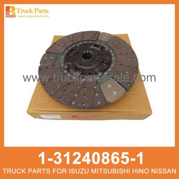 DISC CLUTCH 1-31240865-1 1-87611002-0 1312408651 1876110020 1-31240-865-1 1-87611-002-0 for ISUZU CXZ51K 6WF1 Embrague قابض القرص