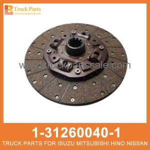 DISC CLUTCH 1-31260040-1 1-87610140-0 1312600401 1876101400 1-31260-040-1 1-87610-140-0 for ISUZU MLD6Q MZX6P Embrague قابض القرص