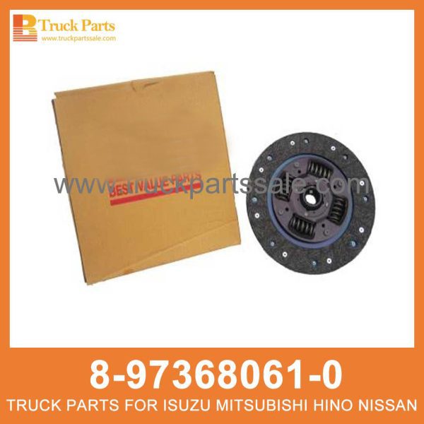 DISC CLUTCH 8-97368061-0 5-87610086-0 8973680610 5876100860 8-97368-061-0 5-87610-086-0 for ISUZU TFR 4JA1 4JB1 Embrague قابض القرص