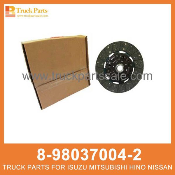 DISC CLUTCH 8-98037004-2 5-87610077-1 8980370042 5876100771 8-98037-004-2 5-87610-077-1 for ISUZU NHR85 4JJ1 Embrague قابض القرص