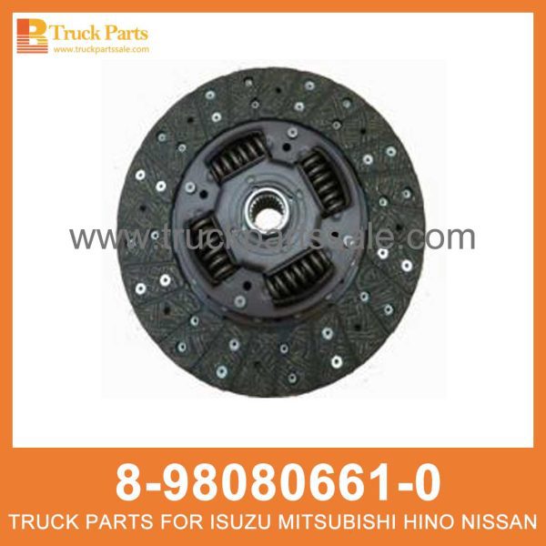 DISC CLUTCH 8-98080661-0 5-87610083-0 8980806610 5876100830 8-98080-661-0 5-87610-083-0 for ISUZU NKR55 4JB1T Embrague قابض القرص