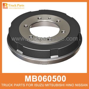 Drum Brake Front Rear 6 Bolt Type using 75mm liner MB060500 for Mitsubishi truck Freno de tambor trasero trasero أسطوانة الفرامل الأمامية الخلفية