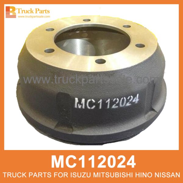 Drum Brake Front Rear 6 Bolt Type using 75mm liner MC112024 for Mitsubishi truck Freno de tambor trasero trasero أسطوانة الفرامل الأمامية الخلفية