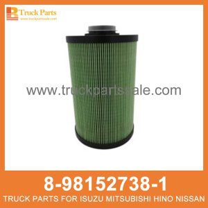 ELEMENT FUEL FILTER 8-98152738-1 5-87611005-0 8981527381 5876110050 8-98152-738-1 5-87611-005-0 for ISUZU 6HK1 4HK1 Filtro de combustible de elementos فلتر وقود العنصر