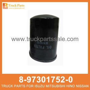 ELEMENT OIL FILTER 8-97301752-0 5-87610010-0 8973017520 5876100100 8-97301-752-0 5-87610-010-0 for ISUZU NKR77 4KH1 Filtro de aceite de elemento فلتر زيت العنصر