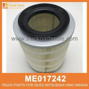 Element Air Filter 218mm H 180mm Dia ME017242 ME294400 for Mitsubishi truck Filtro de aire del elemento عنصر فلتر الهواء