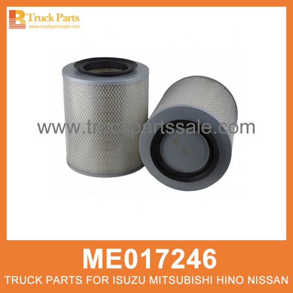 Element Air Filter 265mm H 230mm Dia ME017246 for Mitsubishi truck Filtro de aire del elemento عنصر فلتر الهواء