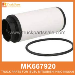 Element Fuel Filter MK667920 for Mitsubishi truck Filtro de combustible de elementos فلتر وقود العنصر