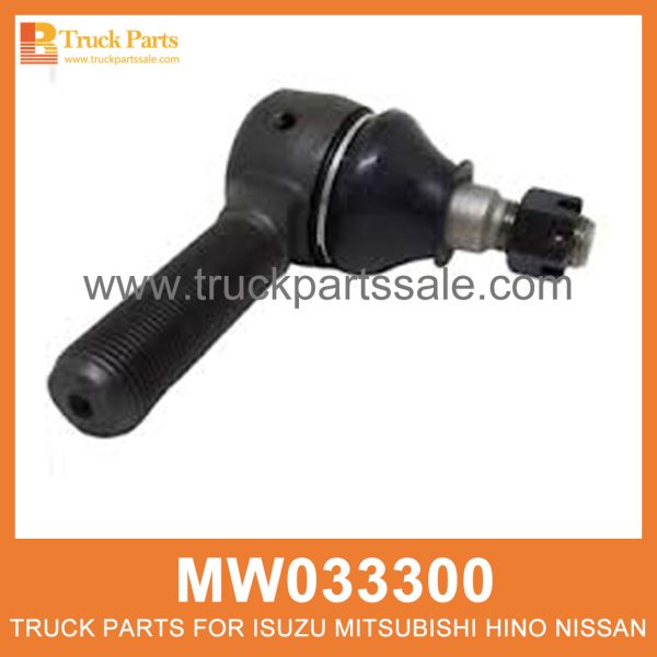 End Set Tie Rod set of 2 pcs MW033300 MW033301 for Mitsubishi truck Varilla de enlace de ajuste final end مجموعة التعادل قضيب