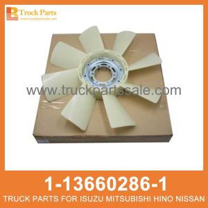 FAN COOLING 1-13660286-1 8-98296792-0 1136602861 8982967920 1-13660-286-1 8-98296-792-0 for ISUZU CYZ51 6WF1 Enfriamiento del ventilador مروحة التبريد