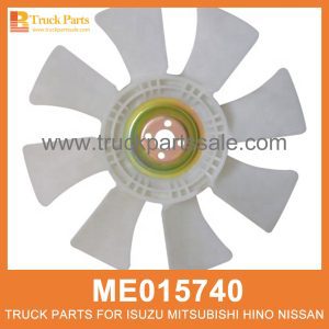 Fan Blade Radiator 8 leaf 400mm ME015740 ME015750 ME015754 for Mitsubishi truck Radiador de la cuchilla del ventilador مروحة شفرة الرادياتير