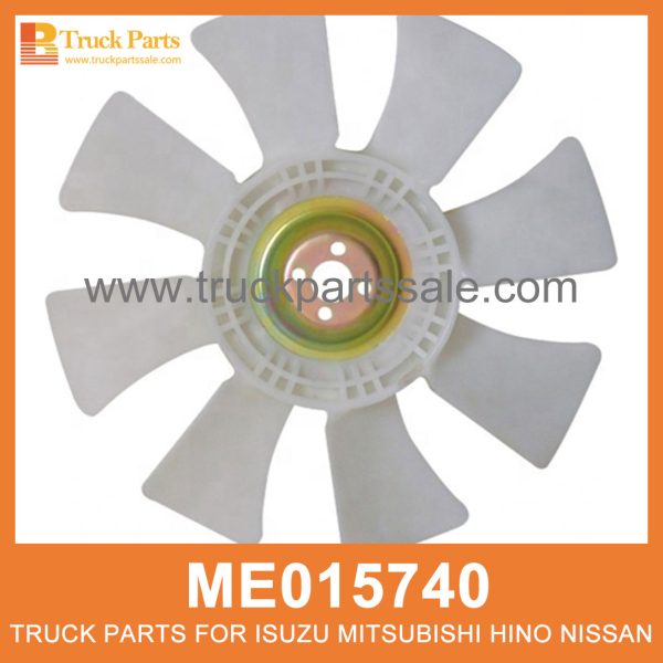 Fan Blade Radiator 8 leaf 400mm ME015740 ME015750 ME015754 for Mitsubishi truck Radiador de la cuchilla del ventilador مروحة شفرة الرادياتير