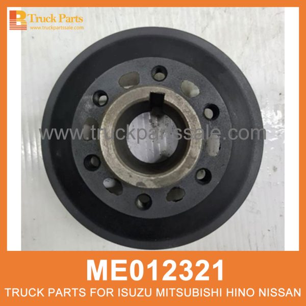 Flange Crankshaft Pulley ME012321 for Mitsubishi truck Polea del cigüeñal de la brida شفة بكرة العمود المرفقي