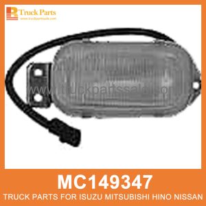 Fog Lamp Left Clear Lens MC149347 for Mitsubishi truck Lampara de niebla مصباح الضباب